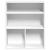 Bibliotecă, alb, 60x30x71,5 cm, lemn prelucrat GartenMobel Dekor