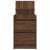Noptiere cu 2 sertare 2 buc Stejar maro 38x34x80 cm GartenMobel Dekor