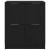 Bufet Stejar Negru 60 x 30 x 70 cm Lemn compozit GartenMobel Dekor