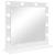 Oglindă de toaletă Dreptunghiular Alb 60 x 55 x 18 cm GartenMobel Dekor