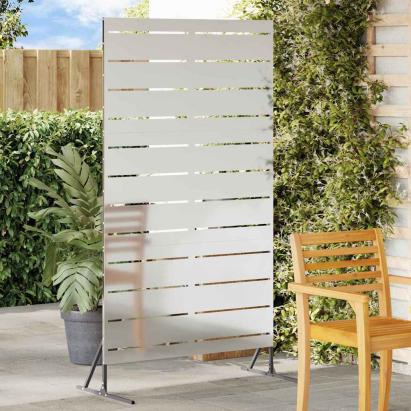 Ecran de intimitate Gri 100 x 50 x 180 cm Oțel GartenMobel Dekor