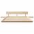 Cadru de pat cu headboard cu depozitare Maro 160 x 200 cm lemn GartenMobel Dekor