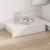 Cadru de pat cu headboard cu depozitare Maro 135 x 190 cm lemn GartenMobel Dekor