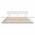 Cadru de pat cu headboard cu depozitare Maro 135 x 190 cm lemn GartenMobel Dekor