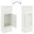 Cutie pentru colet cu depozitare Alb 44,5 x 29 x 110,5 cm Oțel GartenMobel Dekor