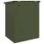 Cutie pentru colet cu ușă Olivengrønn 47.5 x 38 x 59 cm Oțel GartenMobel Dekor