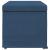 Taburet albastru 81 x 41 x 40 cm Stofă și lemn prelucrat GartenMobel Dekor