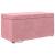 Taburet Roz 81 x 41 x 40 cm Catifea și lemn stratificat GartenMobel Dekor