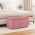 Taburet Roz 81 x 41 x 40 cm Catifea și lemn stratificat GartenMobel Dekor