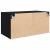 Dulap de perete Stejar negru 80 x 42.5 x 40 cm Lemn compozit GartenMobel Dekor