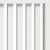 Capac pentru radiator Alb lucios 152 x 19 x 81,5 cm GartenMobel Dekor