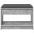 Bancă pentru hol cu pernă cu raft Gri Beton 63 x 38 x 45 cm GartenMobel Dekor