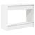 Birou pentru pat Alb 100 x 45 x 75 cm Lemn compozit GartenMobel Dekor