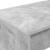 Birou pentru pat Gri din beton 100 x 45 x 75 cm Lemn compozit GartenMobel Dekor