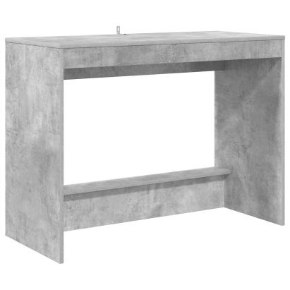 Birou pentru pat Gri din beton 100 x 45 x 75 cm Lemn compozit GartenMobel Dekor