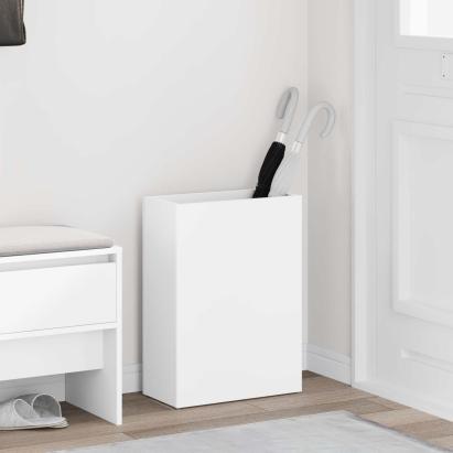 Suport pentru umbrele Alb 40 x 20 x 55,5 cm Lemn compozit GartenMobel Dekor