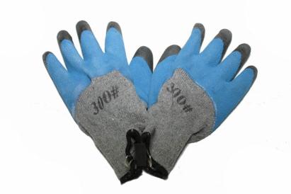 Mănuși de protecție SAFE albastre cu degete negre, Micul Fermier GF-0020