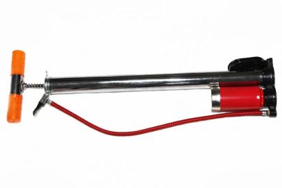 Pompa auto manuala metalica cu manometru pentru anvelope si gonflabile