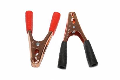 Set clești crocodil auto 500A cu izolație, Micul Fermier (2 buc)