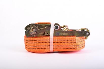 Chingă auto textilă 12 m cu clichet și cârlige, Micul Fermier