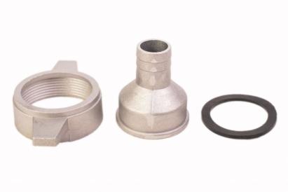 Set mufe pentru motopompă 3 piese, reducție 2"–1", cu garnitură, Micul Fermier