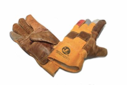 Mănuși de protecție Micul Fermier din piele, cu interior îmblănit pentru iarnă