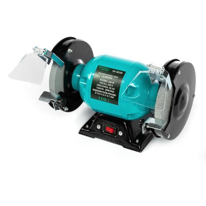 Polizor de banc Detoolz 250W, 6 inch, pentru ascuțire și polizare în atelier