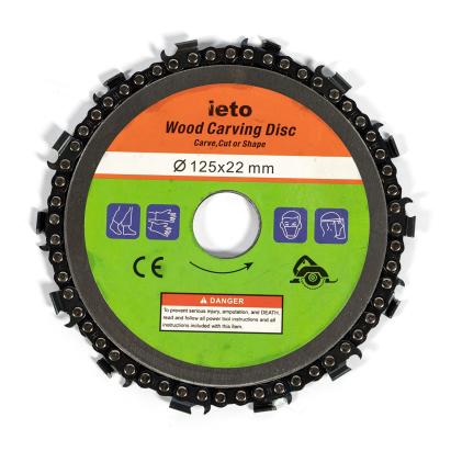 Disc cu lanț 125 mm pentru polizor unghiular, set 5 bucăți Micul Fermier