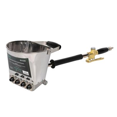 Mașină de tencuit pereți și tavane Detoolz DZ-C223, pneumatică, oțel inoxidabil