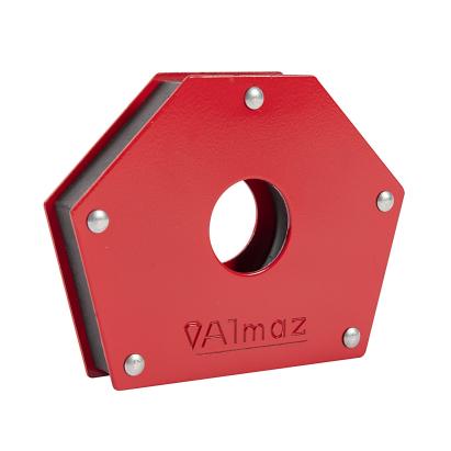 Suport magnetic pentru sudură Almaz hexagonal, 34 kg, unghiuri 35°–135°