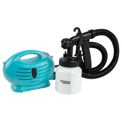 Pistol electric de vopsit 650W cu compresor Detoolz DZ-SE180 pentru interior/exterior