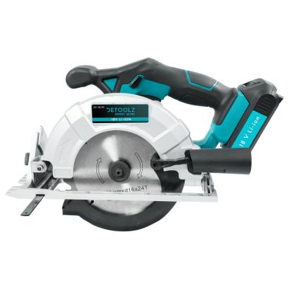 Fierăstrău circular Detoolz 18V Li-Ion, disc Ø165 mm, tăiere 38 mm (DZ-SE191)