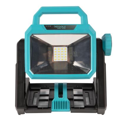 Proiector LED portabil 18V Detoolz DZ-SE198, 2400 lm, lumină rece