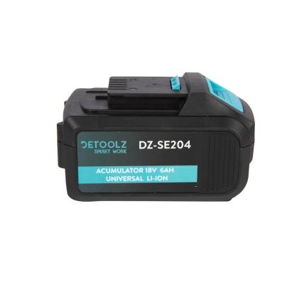 Acumulator Detoolz DZ-SE204 18V 6Ah Li-Ion, Flexi Power, celule 21700