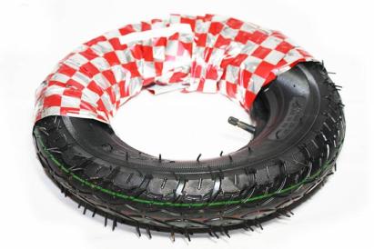 Set cauciuc cu cameră Micul Fermier 3.50-8, profil floare, premium