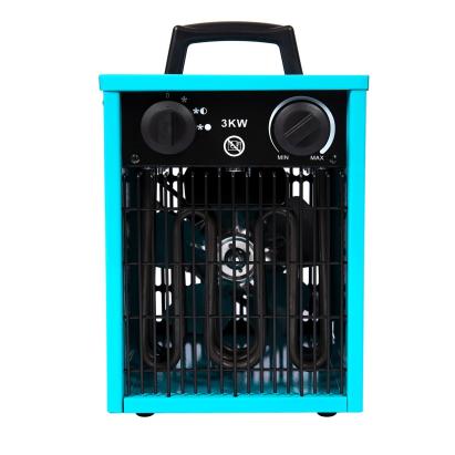 Aerotermă electrică industrială Detoolz 25/2000/3000W cu termostat și ventilator