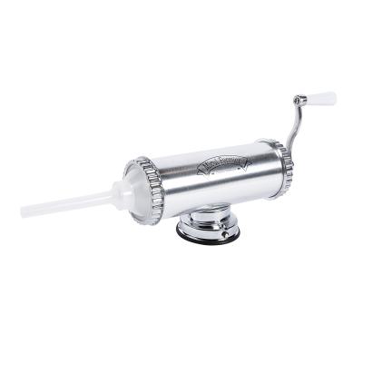 Mașină de făcut cârnați de casă 1,5 kg din aluminiu, cu ventuză, Micul Fermier