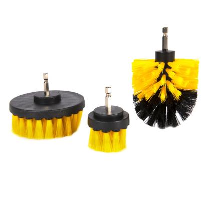 Set 3 perii de curățare pentru bormașină Detoolz, cu adaptor hex