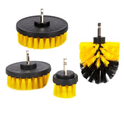 Set 4 perii de curatare pentru bormasina cu adaptor, Detoolz DZ-SE234