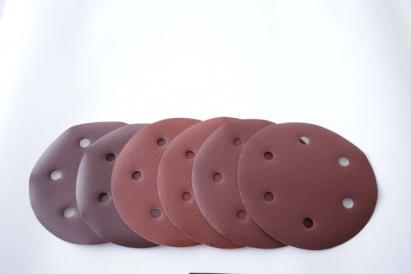 Set hârtie abrazivă 215 mm P120 cu 6 găuri pentru șlefuitor, Micul Fermier