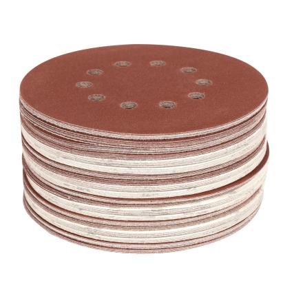 Set discuri abrazive 215 mm P180 cu 10 găuri pentru șlefuitor