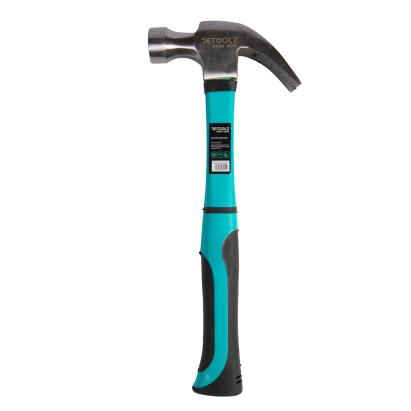 Ciocan dulgher Detoolz 450 g cu coadă din fibră, pentru bătut și scos cuie