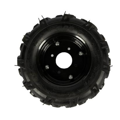 Roată motocultor Micul Fermier 4.00-8, cauciuc cu profil agricol