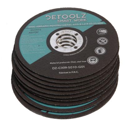 Set 10 discuri abrazive pentru metal 115 mm Detoolz DZ-C309