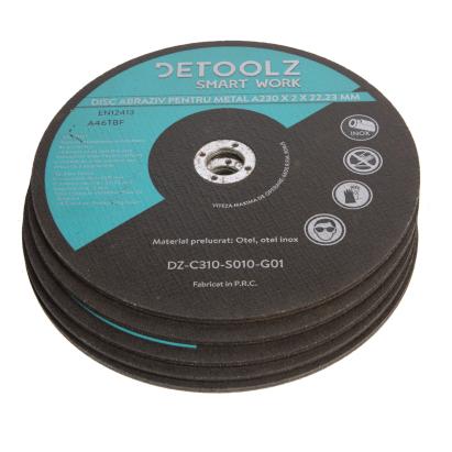 Set 10 discuri abrazive pentru metal 230 mm Detoolz DZ-C310-S010-G01