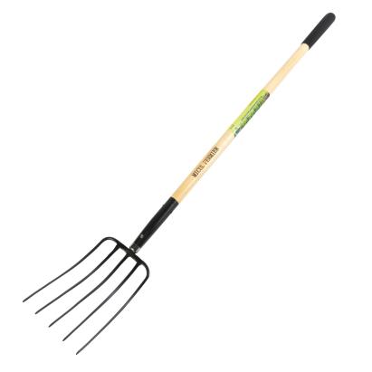 Furcă cu 5 dinți din oțel, mâner din lemn 1520 mm – Micul Fermier