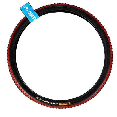 Anvelopă MTB 26x1.95 (ETRTO 52-559) Cross Country, profil All-Terrain negru/roșu