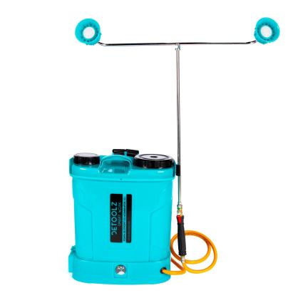 Pompa de stropit cu acumulator Detoolz 12L, 5.5 bar, lance inox 56-97 cm