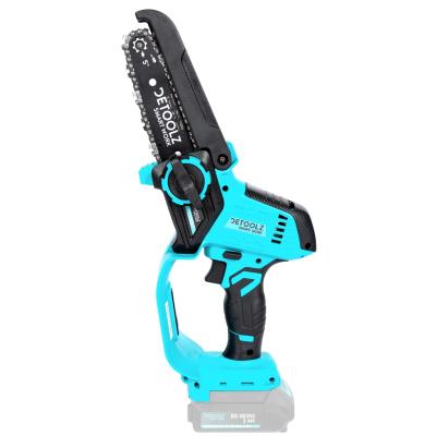 Mini drujbă pe acumulator 20V Detoolz, compactă și ușoară pentru grădină