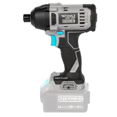 Mașină de înșurubat cu impact Detoolz 20V, 150 Nm, mandrină hex 1/4”, compactă